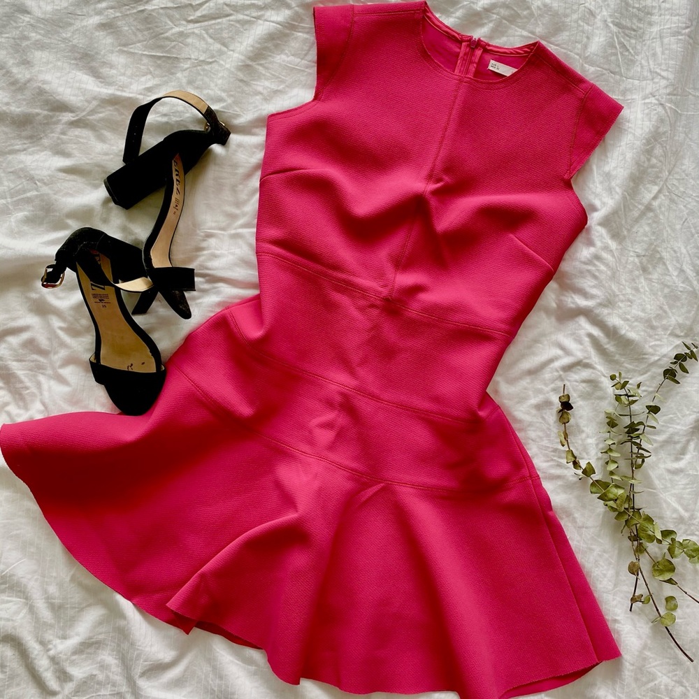 Mini hot pink dress